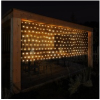 ECD Germany LED Lichternetz Lichterkette Netz WARMWEISS 3 m