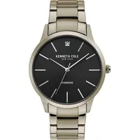 Kenneth Cole New York Herren-Armbanduhr Analog Quarz Edelstahl KC15111014