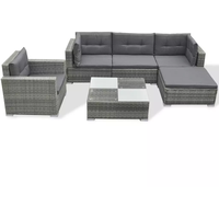 VidaXL Garten-Lounge-Set grau 41879