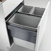 Naber 8012354 Cox® Base 460 S/600-3 Einbau Abfallsammler hellgrau