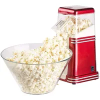 Rosenstein & Söhne Popcornmaschine Heißluft: XL-Heißluft-Popcorn-Maschine für bis zu
