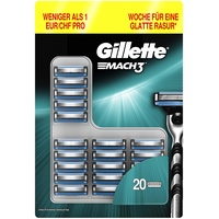 Gillette Mach3 Rasierklingen 20 St.