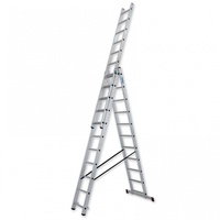 Krause Corda Vielzweckleiter 3 x 11 Sprossen