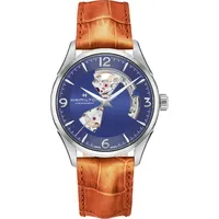 Hamilton Jazzmaster Open Heart Auto Leder 42 mm H32705541