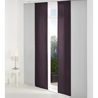 Wirth Schiebegardine WIRTH "LUPARA" Gr. 2, lila, B:60cm H:175cm,