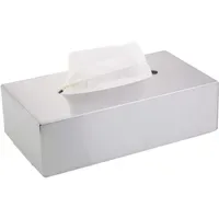 Testrut Axentia Taschentuchbox mit Wandmontage Set 8-teiliger aus Edelstahl
