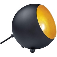 Trio Reality Tischlampe Billy Schwarz matt