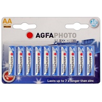 AgfaPhoto Alkaline AA, LR06, 1.5V Power, Mignon Batterien LR6