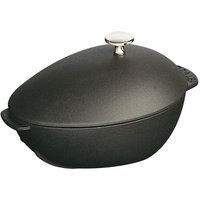 Staub Muscheltopf 25 cm schwarz