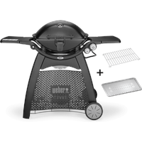 WEBER Q 3200 inkl. Bratenkorb und Hitzeschild