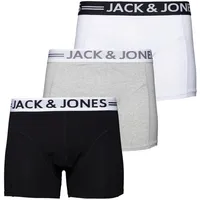 JACK & JONES Sense Boxershorts 3 Einheiten Light Grey