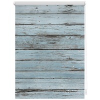 Lichtblick Rollo Klemmfix ohne Bohren, blickdicht, Bretter-Vintage