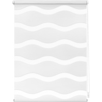 Lichtblick Doppelrollo Welle 80 x 150 cm weiß