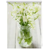 Lichtblick Rollo Klemmfix, ohne Bohren, blickdicht, Maiglöckchen, -