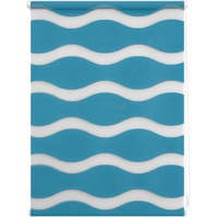 Lichtblick Doppelrollo Welle 80 x 150 cm petrol