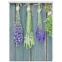 Lichtblick Rollo Klemmfix Motiv Küchenkraüter« Lichtschutz ohne Bohren, blickdicht,