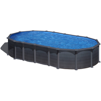 Gre Stahlwandbecken Set Lattenzaun-Rankgitter Design  730 x 375 x
