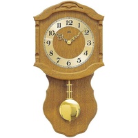 AMS Quarz-Pendeluhr, Quarzpendelwerk, 27x50x8cm, 964/4