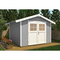 Weka Gartenhaus 122 3 x 2,35 m grau