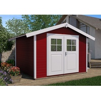 Weka Gartenhaus 122 2,41 x 2,35 m schwedenrot