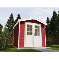 Weka Gartenhaus 218 3,01 x 2,05 m schwedenrot