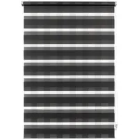 GARDINIA Doppelrollo EASYFIX Duo Rollo Karo 45 x 150