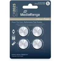 MediaRange CR2025 Knopfzelle 150 mAh 4 St.