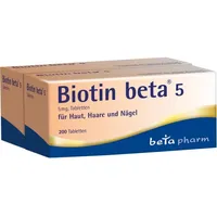 Betapharm Biotin beta 5 Tabletten 200 st