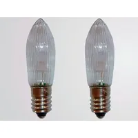 Hellum 912333 Ersatzkerze Riffelkerze 3 Stück für Lichterkette LED