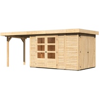 Karibu Retola 3 5,37 x 2,13 m natur inkl.