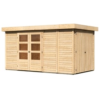 Karibu Retola 5 3,77 x 2,17 m natur inkl.