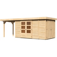 Karibu Retola 5 6,01 x 2,17 m natur inkl.