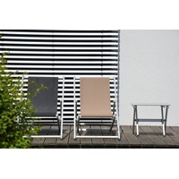 JAN KURTZ Rimini Deckchair Liegestuhl schwarz