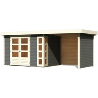 Karibu Kerko 4 5,22 x 2,13 m terragrau inkl.