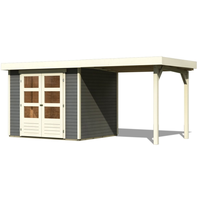 Karibu Askola 3 4,62 x 2,17 m terragrau inkl.