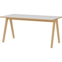 Germania Schreibtisch mit vier langen Tischbeinen aus Massivholz GW-Helsinki