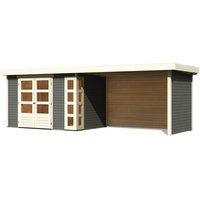Karibu Kerko 4 5,57 x 2,13 m terragrau inkl.