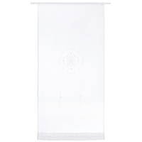 Home fashion Alegra Scheibengardine 90 x 180 cm weiß