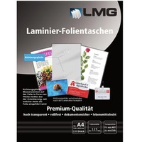 LMG Laminierfolien glänzend 125 mikron A4