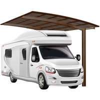 Ximax Alu Carport Portoforte Caravan Typ 80 Mattbraun 270x495cm