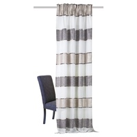 Home fashion Talwer Vorhang Kräuselband 140x245 cm stein