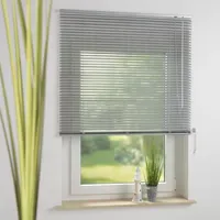LIEDECO Aluminium-Jalousie 60 x 220 cm silber