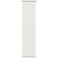 GARDINIA Flächenvorhang Natur-optik Klettband 60 x 245 cm weiß