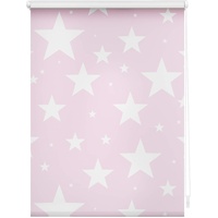Lichtblick Verdunkelungsrollo Klemmfix 100 x 150 cm Sterne/rosa