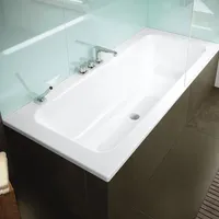 Kaldewei Puro Set Wide Rechteck-Badewanne, Einbau, 261000010001