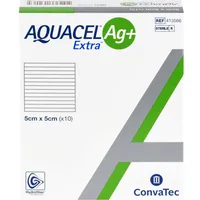 ToRa Pharma GmbH AQUACEL Ag+ Extra 5x5 cm Kompressen