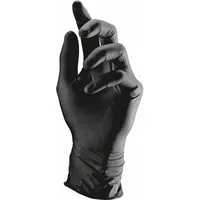 FELDTMANN Einweghandschuhe Semperguard Nitril Style Gr.L schwarz EN388,EN374,EN455 Kat.III