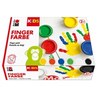Marabu Kids Fingerfarbe Set 6 St. 600 ml Mehrfarbig