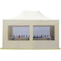 TOOLPORT Faltpavillon 3 x 4,5 m inkl. Seitenteile creme