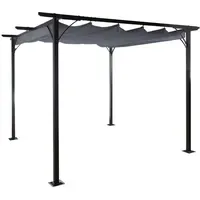 Mendler Pergola Avila 3,50 x 3,50 m inkl. Schiebedach